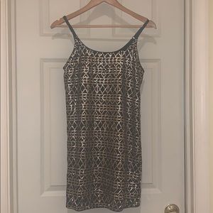 Forever 21 sequin spaghetti strap dress